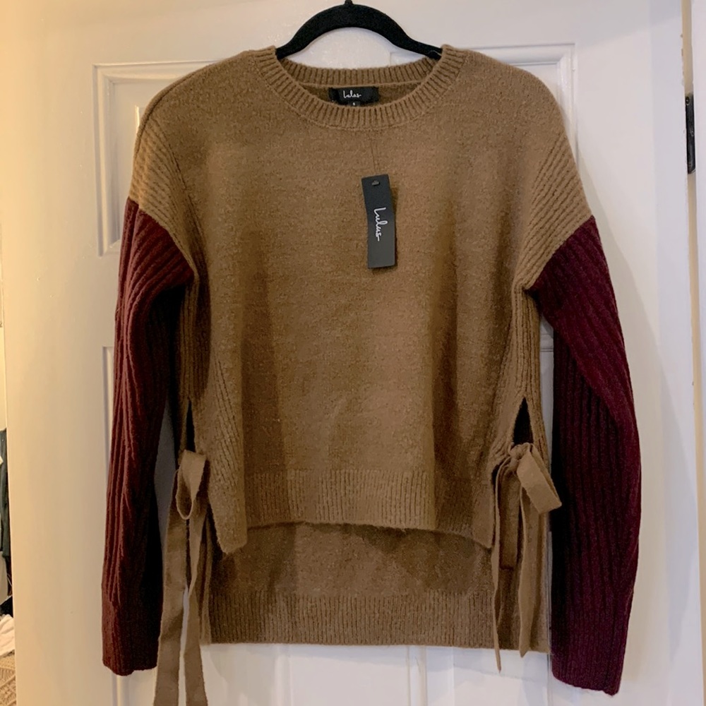 Lulus color block sweater